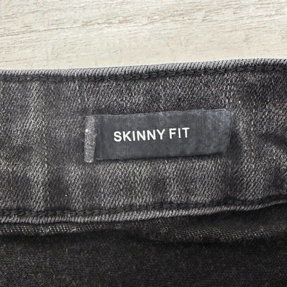 Judy Blue High Waist Skinny Fit Jeans Women 22W Waist 38 Washed Black Stretch - Picture 7 of 14